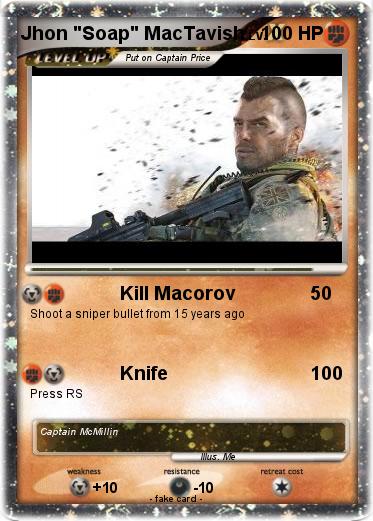 Pokemon Jhon "Soap" MacTavish