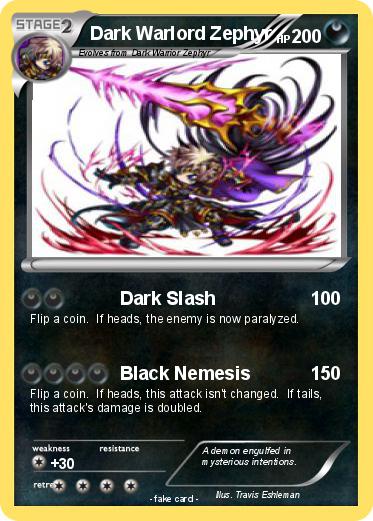 Pokemon Dark Warlord Zephyr