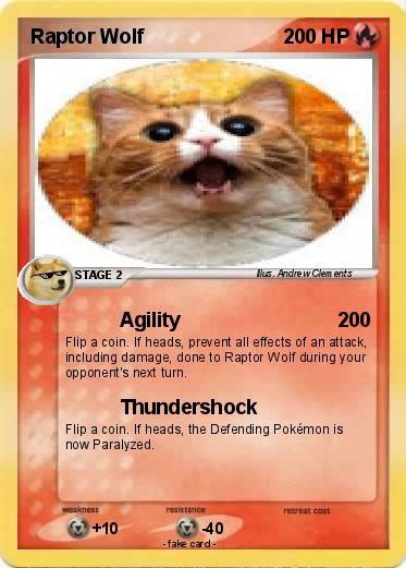 Pokemon Raptor Wolf