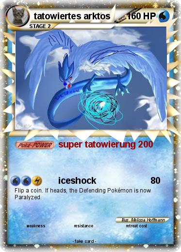 Pokemon tatowiertes arktos