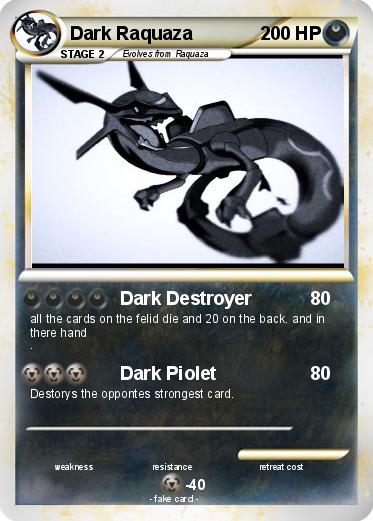 Pokemon Dark Raquaza