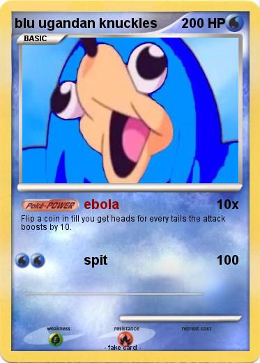 Pokemon blu ugandan knuckles