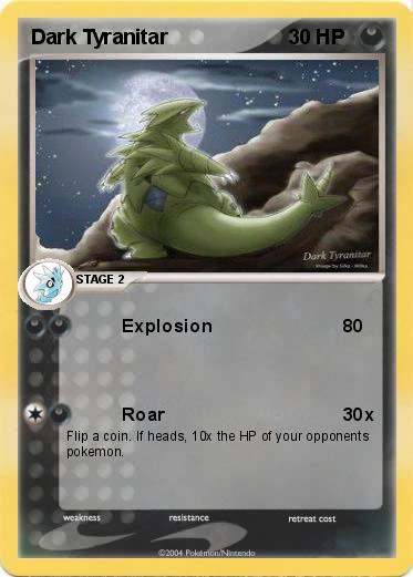 Pokemon Dark Tyranitar