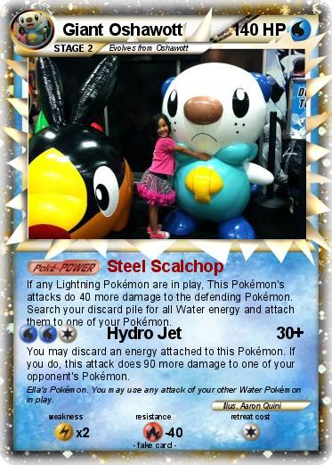 Pokemon Giant Oshawott