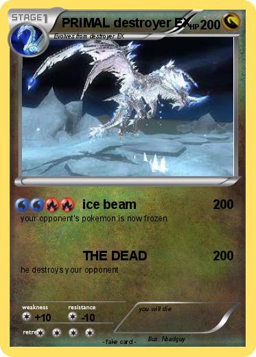 Pokemon PRIMAL destroyer EX