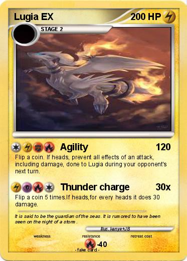 Pokemon Lugia EX