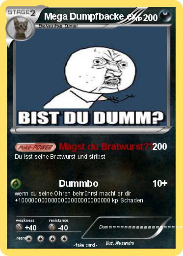 Pokemon Mega Dumpfbacke ex