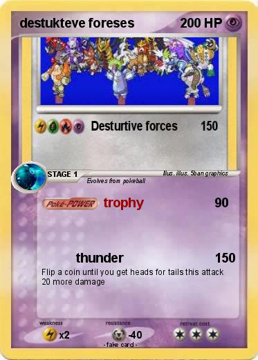 Pokemon destukteve foreses