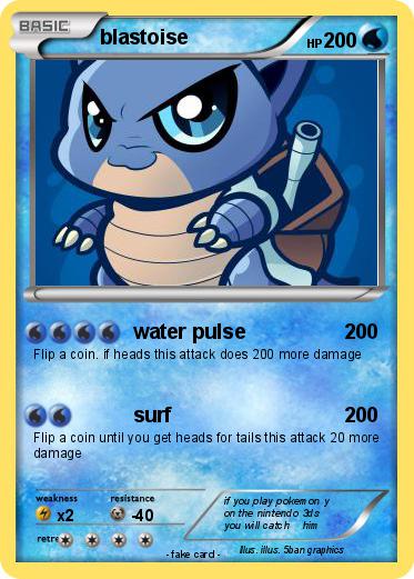 Pokemon blastoise
