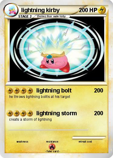 Pokemon lightning kirby