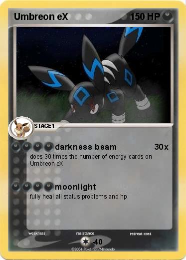 Pokemon Umbreon eX