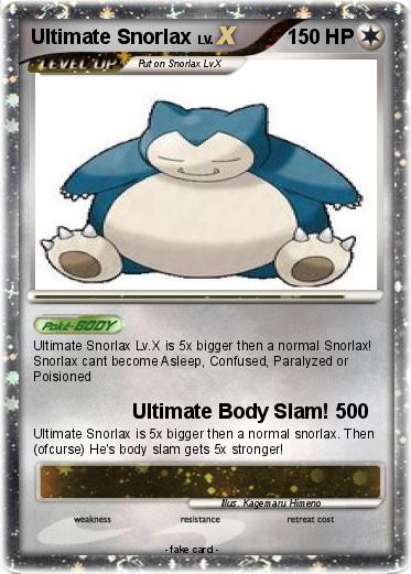 Pokemon Ultimate Snorlax