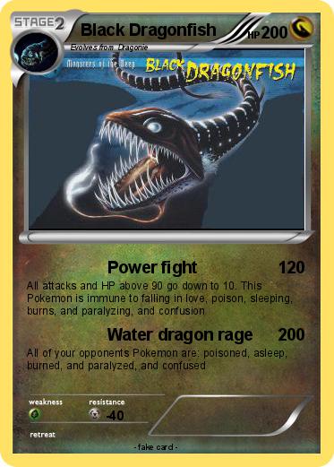 Pokemon Black Dragonfish