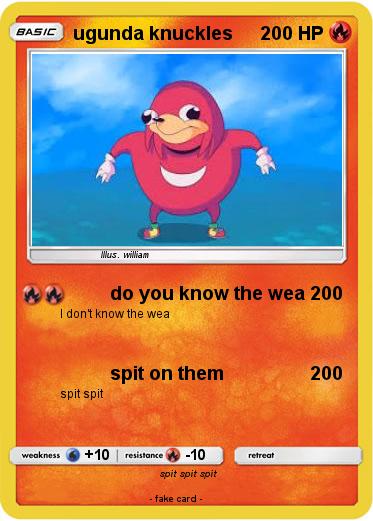 Pokemon ugunda knuckles