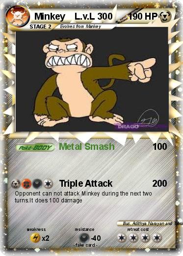 Pokemon Minkey    L.v.L 300