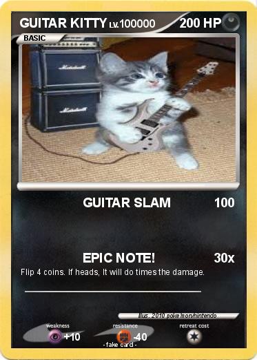 Pokemon GUITAR KITTY