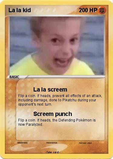 Pokemon La la kid