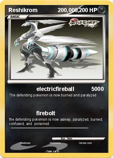 Pokemon Reshikrom             200,000,