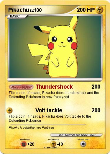 Pokemon Pikachu