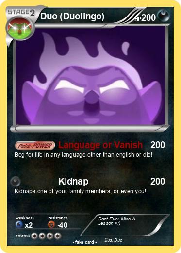 Pokemon Duo (Duolingo)