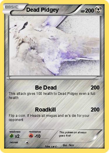 Pokemon Dead Pidgey