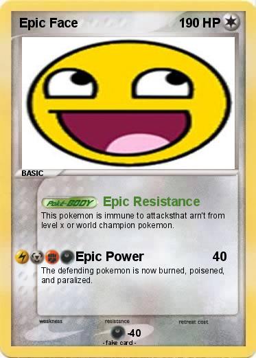 Pokemon Epic Face