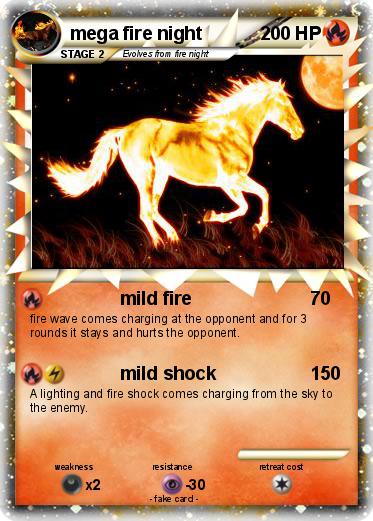 Pokemon mega fire night