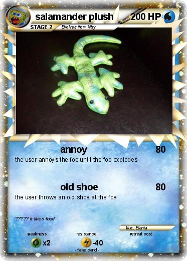 Pokemon salamander plush