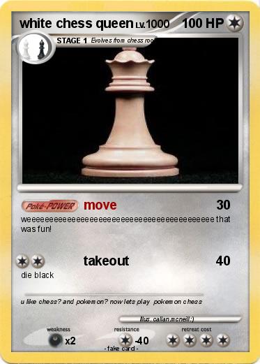 Pokemon white chess queen