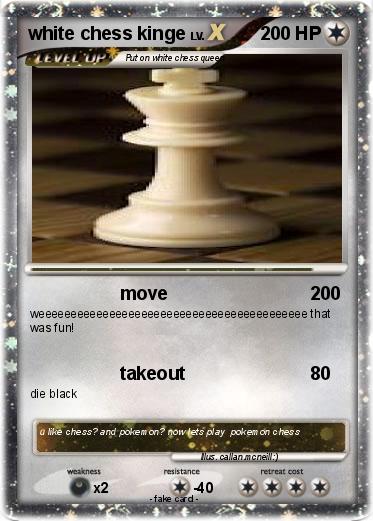 Pokemon white chess kinge