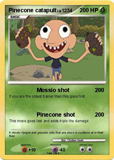Pokemon Pinecone catapult