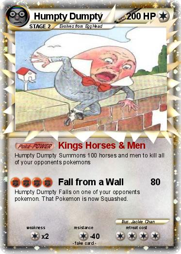 Pokemon Humpty Dumpty