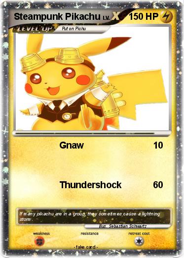 Pokemon Steampunk Pikachu