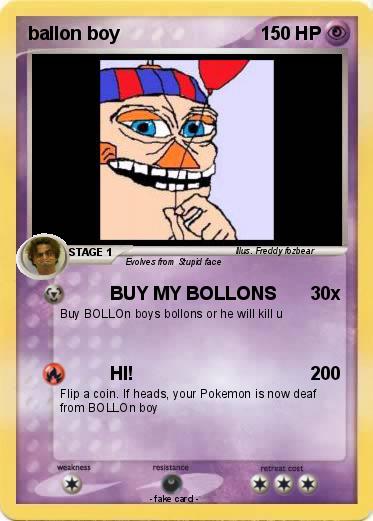 Pokemon ballon boy