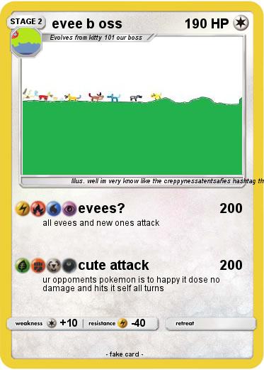 Pokemon evee b oss