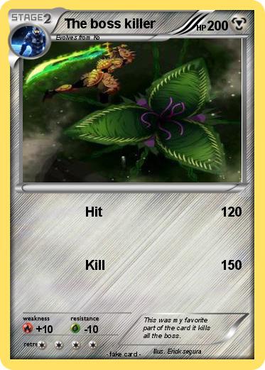 Pokemon The boss killer