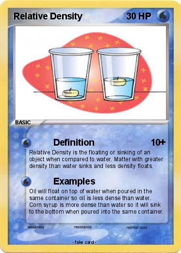 Pokemon Relative Density