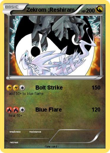 Pokemon Zekrom ;Reshiram