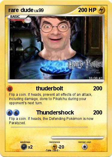 Pokemon rare dude