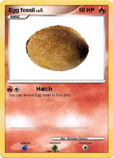 Pokemon Egg fossil