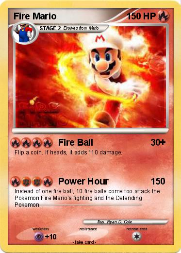 Pokemon Fire Mario
