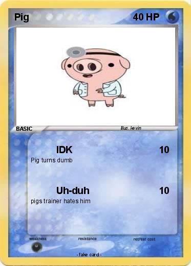 Pokemon Pig