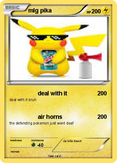 Pokemon mlg pika