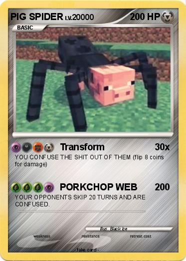 Pokemon PIG SPIDER