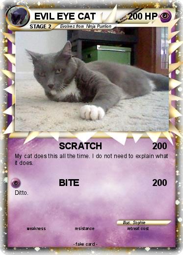 Pokemon EVIL EYE CAT