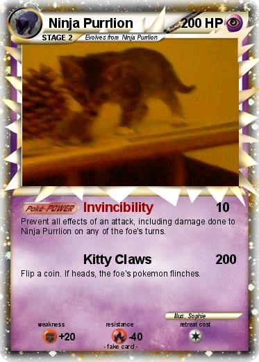 Pokemon Ninja Purrlion