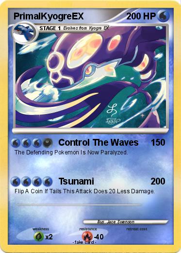 Pokemon PrimalKyogreEX