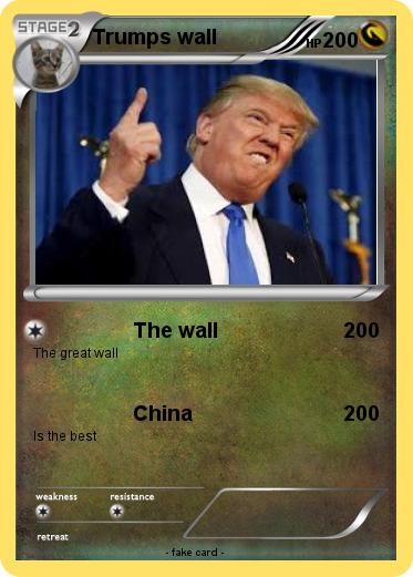 Pokemon Trumps wall