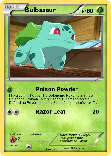 Pokemon Bulbasaur