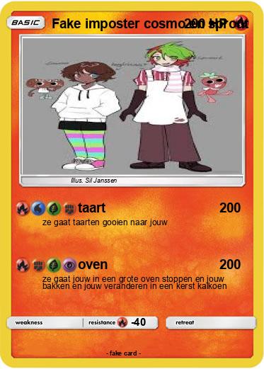 Pokemon Fake imposter cosmo en sprout